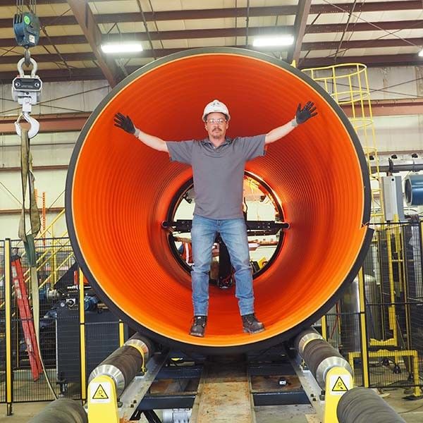 Linha ondulada Ring Stiffness alto SN8 SN20 3000mm da extrusão da tubulação da água de esgoto