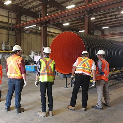 Drainage Corrugated Pipe Production Line Tube Making Machine SN8 SN12.5 SN16 UL CSA